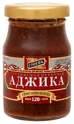 Соус СТОЕВЪ аджика с зеленью ст/б 120г