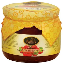 Варенье АМРИТА из клубники ст/б 440г