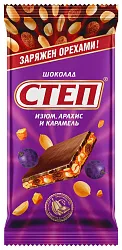 Шоколад СЛАВЯНКА Степ с изюмом 90г
