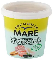 Коктейль МАРЕ из морепродуктов в оливковом масле 380г