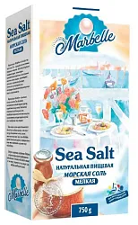 Соль морская МАРБЕЛ мелкая карт/уп 750г