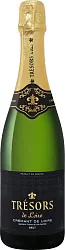 Игристое вино ТРЕЗОР Креман де Луар белое брют 11.5% ст/б 0.75л