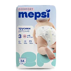 Подгузники-трусики МЕПСИ Комфорт M 6-11кг 54шт