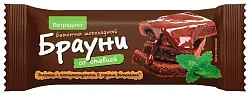 Батончик БРАУНИ шоколадный со стевией 35г