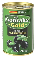Маслины ГОНЗАЛЕЗ ГОЛД классические б/к ж/б 300г