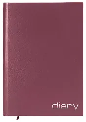 Ежедневник АТТОМИКС бордовый А5 160л