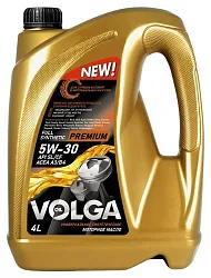 Масло ВОЛГА ОЙЛ Премиум 5w30 A3/B4 SL/CF 4л