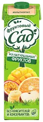 Нектар ФРУКТОВЫЙ САД смесь фруктов с мякотью для детского питания 0.95л