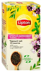 Чай ЛИПТОН Открой гармонию черный 25пак пирамидки