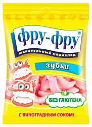 Жевательный мармелад ФРУ-ФРУ зубки 30г
