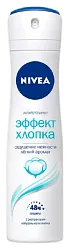 Дезодорант НИВЕЯ Эффект хлопка женский спрей 150мл