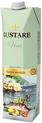Вино ГУСТАРЕ белое п/сл 11% т/пак 1л