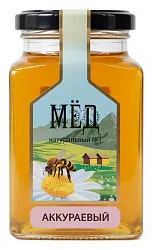 Мед натуральный аккураевый ст/б 350г