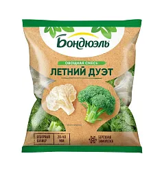 Смесь овощная БОНДЮЭЛЬ Летний дуэт с/м 400г