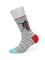 Носки детские ОМСА Кидс Кальцино Спорт серые р.27-30 арт.21S04
