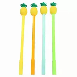 Ручка ЦЕНТРУМ Ананас гелевая синяя арт.71267