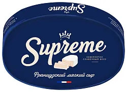 Сыр СЮПРЕМ мягкий с белой плесенью бзмж 60% 125г