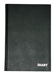 Ежедневник АТТОМИКС черный А5 160л линия арт.2034891