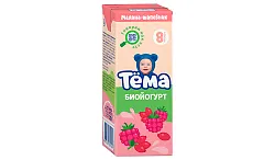 Биойогурт ТЕМА шиповник малина бзмж 2.8% 210г