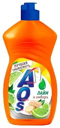 Средство для мытья посуды АОС Лайм имбирь 900мл
