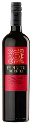 Вино ЕСПИРИТУ де ЧИЛИ Каберне Совиньон красное п/сл 10-15% ст/б 0.75л