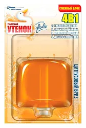 Блок для унитаза ТУАЛЕТНЫЙ УТЕНОК Цитрус 1шт