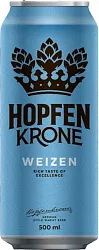 Пиво ХОПФЕНКРОНЕ Вайцен светлое нефильтрованное пастер 5.4% ж/б 0.5л