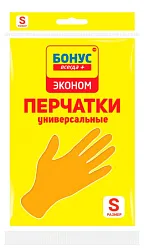 Перчатки латексные БОНУС Эконом универсальные S