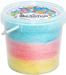 Сахарная вата СЛАДКОЕ ОБЛАЧКО ведро 50г