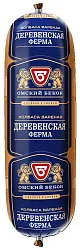 Колбаса ОМСКИЙ БЕКОН Деревенская ферма вареная 400г