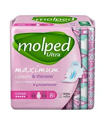 Прокладки МОЛПЕД Максимум супер 8шт