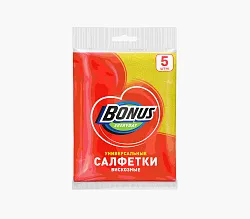 Салфетка БОНУС вискозные 5шт