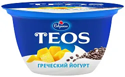 Йогурт САВУШКИН Теос манго чиа бзмж 2% 140г