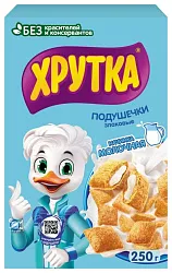 Подушечки ХРУТКА с молочной начинкой карт/уп 250г