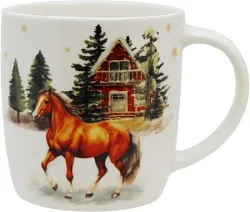 Кружка НАТАМ Лошадь у дома 380мл арт.ZPX281-15