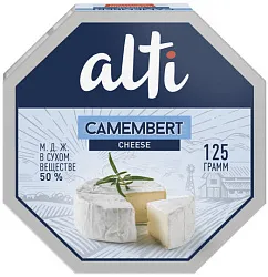 Сыр АЛТИ Камамбер Милкпром бзмж 50% 125г