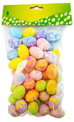 Декор пасхальный СФЕРА Яйца в крапинку разноцветный 2.5см 50шт арт.3-0747-4