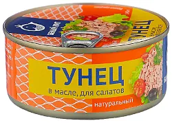 Тунец БЕЛЫЙ КИТ для салатов в масле ж/б 140г