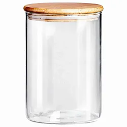 Банка стеклянная 1000мл с крышкой арт.524306