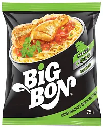 Лапша б/п БИГ БОН курица 75г