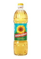 Масло подсолнечное УРОЖАЙНОЕ рафинированное 1л