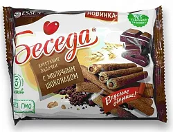 Палочки БЕСЕДА хрустящие со вкусом шоколада 160г