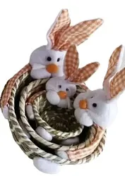 Набор корзинок СФЕРА Заяц с оранжевым 3шт арт.СфE126