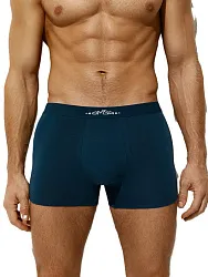 Трусы мужские ОМСА боксеры с открытой резинкой синие р.46 арт.OmB1334-1