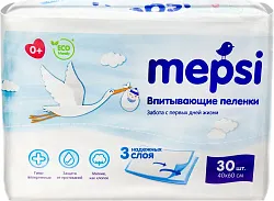 Пеленки МЕПСИ впитывающие 60*40см 30шт