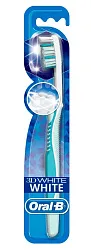 Зубная щетка ОРАЛ-БИ 3D Вайт Вайтенинг средняя 1шт