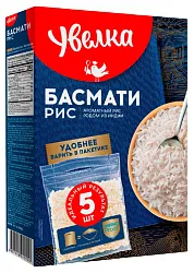 Рис УВЕЛЬСКИЕ КРУПЫ Басмати карт/уп 5*100г