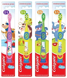 Зубная щетка КОЛГЕЙТ супермягкая 2-5 лет