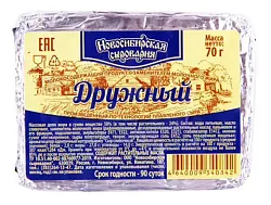 Мол/сод прод ДЕРЕВЕНСКИЙ СЫР Дружный сзмж 50% 70г