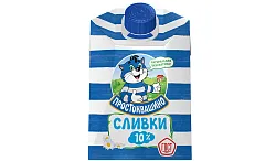 Сливки ПРОСТОКВАШИНО ультрапастер бзмж 10% 200г
